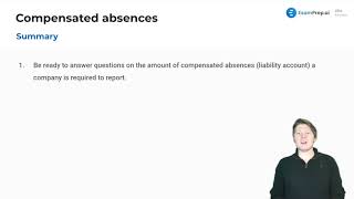 Compensated Absences Summary  FAR Exam Prep [upl. by Dnomaj124]