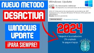 ✅Desactivar Actualizaciones de WINDOWS 11 y 10🚫Sin Programas🧐【Nuevo Método 2024】 [upl. by Gleeson]