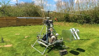 Part 2 Learning to FLY Homemade Helicopter [upl. by Yhtuv]