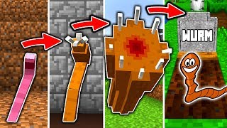 WURM LEBENSZYKLUS in Minecraft  Vom MINI zum MUTANT [upl. by Tubb]