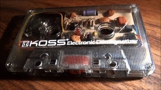 KOSS Cassette Tape Head Electronic Demagnetizer KED1 [upl. by Nnep702]