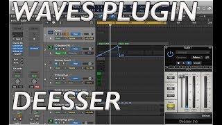 WAVES DEESSER plugin test and review [upl. by Sheppard]