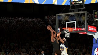 cavs vs 17 warriors was intense in 2k24 play now online [upl. by Dollie]