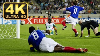 France  Senegal WORLD CUP 2002  4K ULTRA HD 30 fps [upl. by Nylrats]