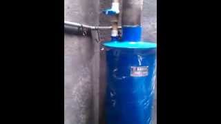 wood fired water heater [upl. by Rubin]