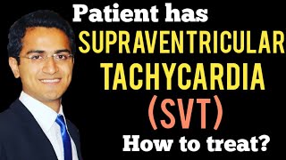 Supraventricular TachycardiaArrhythmia SVT Treatment Vagal Maneuvers ECG Lecture USMLENCLEX [upl. by Orvah866]