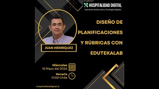 Taller quotDiseño de planificaciones y rúbricas con EdutekaLab” Semana IA 2024 [upl. by Rogers]