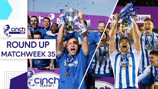 Kelty Cove amp Killie Lift their Trophies  Lower League Matchweek 35 Round Up  cinch SPFL [upl. by Atirres]