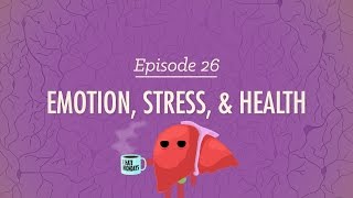 Emotion Stress and Health Crash Course Psychology 26 [upl. by Ibbison]