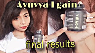 Ayuvya i Gain  review best ayurvedic weight gain suppliment  ranievans60 [upl. by Sitarski]