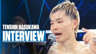 Tenshin Nasukawa Celebrates Win amp Talks World Titles  INTERVIEW [upl. by Nahs]