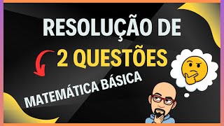 APRENDA DOIS EXERCÍCIOS DE MATEMÁTICA BÁSICA matemáticabásica trigonometria fração [upl. by Inaliak]