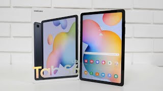 Samsung Galaxy Tab S6 Lite Unboxing amp Overview MidRange Android Tablet [upl. by Ordnasil641]