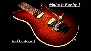 Backing Track 13  Crazy Funk in B minor [upl. by Einiar]