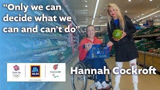 Paralympic Champion Hannah Cockroft talks mindset  Aldi Aisle of Champions with Aimee Fuller [upl. by Feliks]