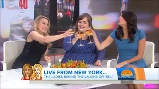 Kate McKinnon Aidy Bryant Cecily Strong  The Today Show Interview 2014 [upl. by Eical]