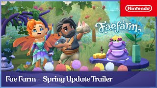 Fae Farm – Spring Update Trailer – Nintendo Switch [upl. by Tanner947]