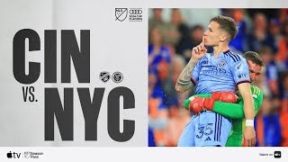 FC Cincinnati vs New York City FC  Audi 2024 MLS Cup Playoffs  Full Match Highlights [upl. by Oek572]