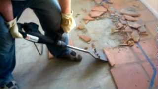 Removing Saltillo tile [upl. by Chamkis876]