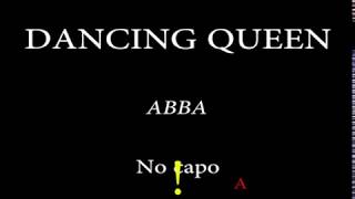 DANCING QUEEN  ABBA  easy chords and lyrics [upl. by Ahsikyw17]