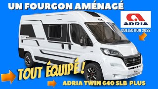 Fourgon aménagé  ADRIA TWIN PLUS 640 SLB 2022 avec Henry et Bertrand Campingcar33 [upl. by Idahs961]