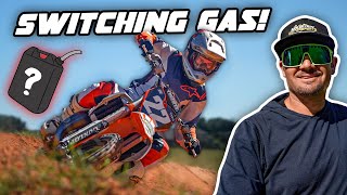 Switching To Unleaded Race Fuel  Backwards Supercross Drill [upl. by Names]