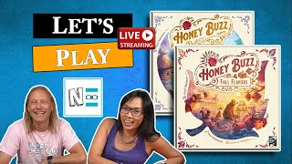 HONEY BUZZ FALL FLAVORS  How to Play  Live Board Game Playthrough amp Review e148 [upl. by Maxa]