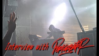 Perturbator interview  Gdansk Poland B90 2017  PL  SUB [upl. by Nyleahs]