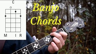 4 Easy Banjo Chords for Beginners [upl. by Nomsed]