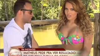 Matheus Mazzafera acompanha ensaio sensual de Geisy Arruda [upl. by Dorahs]