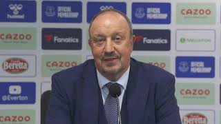 Rafa Benitez  Everton 31 Burnley  PostMatch Press Conference [upl. by Elfrida]