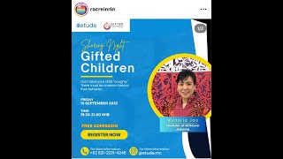 Sharing Night tentang Giftedchild bersama Etude Music Centre  Nadia Kosim  15 September 2023 [upl. by Midge]