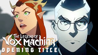 The Legend of Vox Machina Opening Title  First Look [upl. by Anelliw]