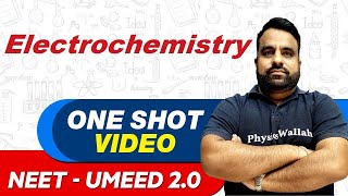 ELECTROCHEMISTRY in 1 Shot  All Concepts Tricks amp PYQs  NEET Crash Course  UMEED 20 [upl. by Els]