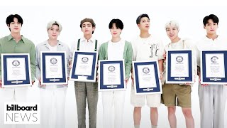 BTS Officially Join the 2022 Guinness World Records Hall of Fame  Billboard News [upl. by Trace]