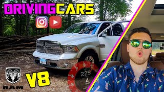 DODGE RAM 1500 V8  IL GLISSE BIEN 😱 pour un éléphant [upl. by Stefa]