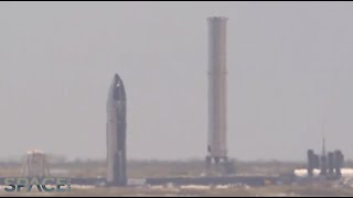 SpaceX Starship SN20 rolled back to launch site in timelapse [upl. by Icats]