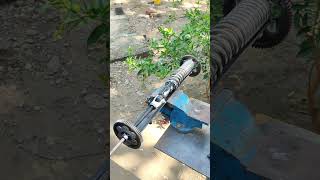 Making Homemade tool for bike shocks opening tools homemadetool seniorwelder [upl. by Madid267]