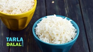 How to cook Basmati Rice by Tarla Dalal [upl. by Deborath]