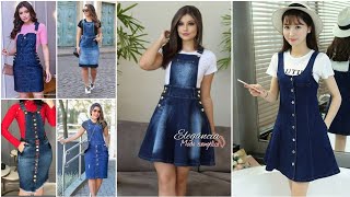 beautiful stylish latest pinafore dress  pinafore dress collection for girls [upl. by Mathe]