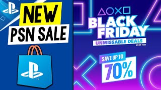 GIGANTIC NEW PSN BLACK FRIDAY SALE LIVE NOW 1100 PS4PS5 Deals Brand New 2023 Games CHEAPER [upl. by Asined783]