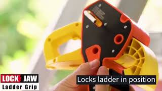 Ladder Safety Tool Review by Roofing Insights  Lock Jaw Ladder Grip [upl. by Sirrah]