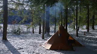 SUBZERO 30°C Winter Hot Tent Camp [upl. by Hale]