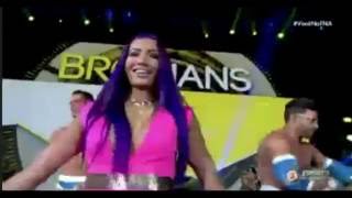 Bromans com Raquel vs Tyrus e Rockstar Spud  TNA Impact no Esporte Interativo [upl. by Llerdnek400]