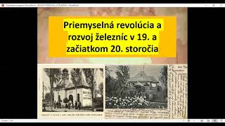 Rozvoj železníc a priemyselná revolúcia 18 a 19 storočie v Uhorsku [upl. by Nnaesor]