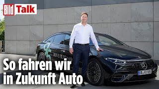 Testfahrt im EQS mit MercedesBoss Ola Källenius  BILD TALK [upl. by Sharron]