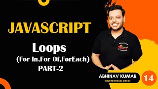 JavaScript forEach Loop  JavaScript For Of For In  Loops in JavaScript [upl. by Eigram]