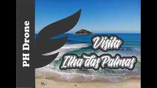 VISITA A ILHA DE PALMAS  PRAIA DE GRUMARIRJ  02082020 [upl. by Akkire795]