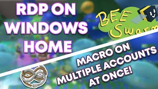 Macro on Multiple Accounts on Windows HOME  Natro Macro RDP Tutorial [upl. by Arimihc597]