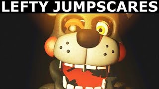 FNAF 6  Lefty Animatronic Jumpscares Freddy Fazbears Pizzeria Simulator [upl. by Wallace]